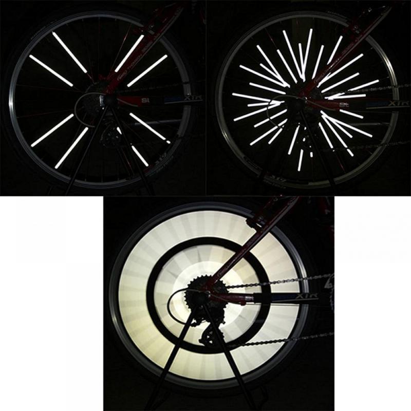 12 stuks fiets wiel Spaak Reflector
