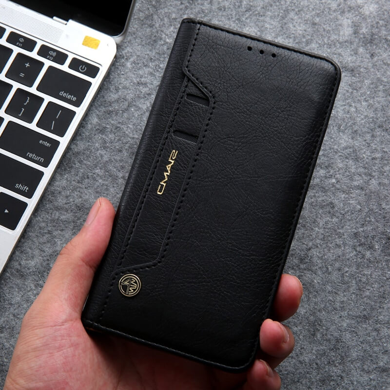 Magnetische Flip Leren Telefoon Beschermer