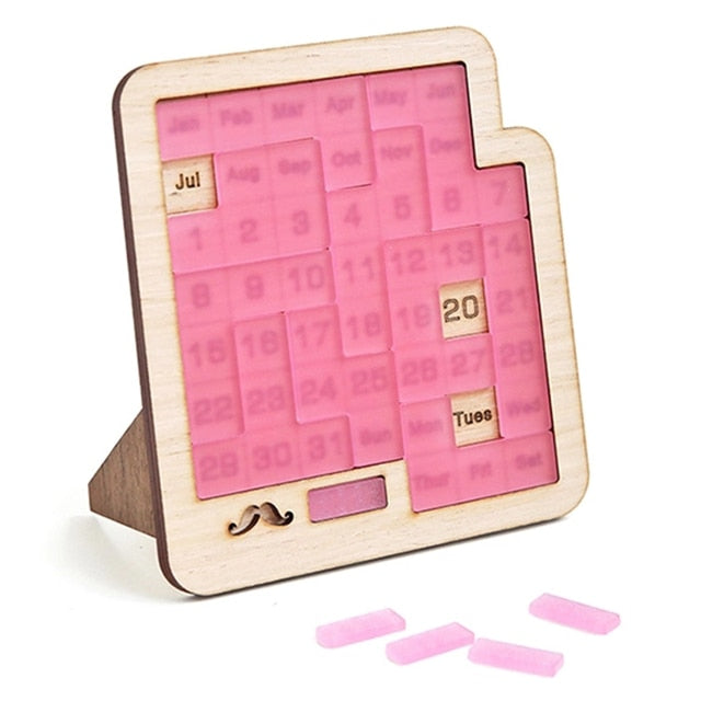 Dagelijkse Kalender Houten Puzzel