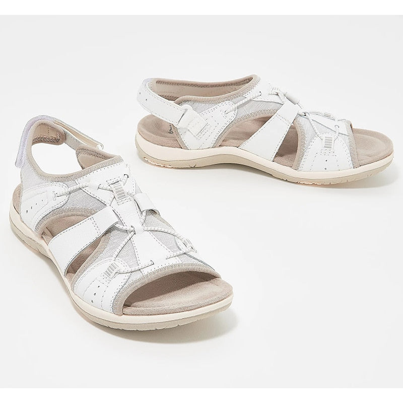 Ronde open teen sandalen Belleza