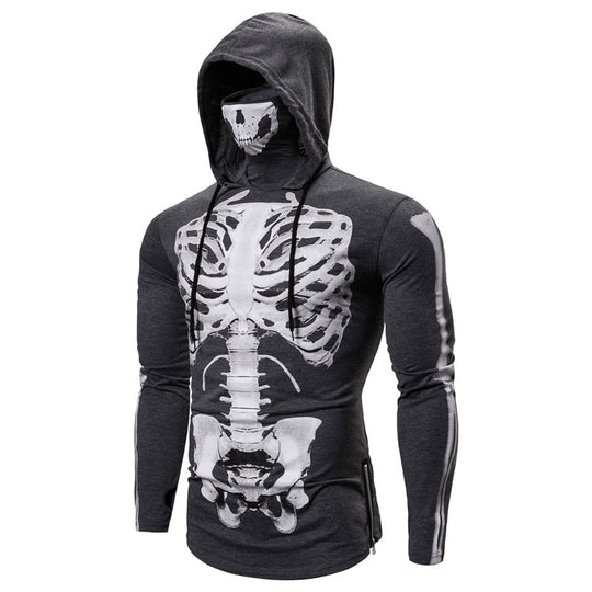 Mannen Schedel Masker Hoodies Belleza