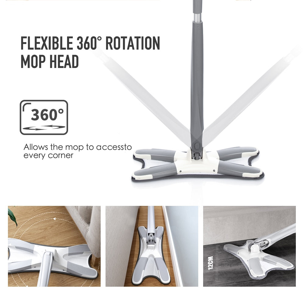 X-Type | Microfiber Vloer Reiniging Mop Belleza
