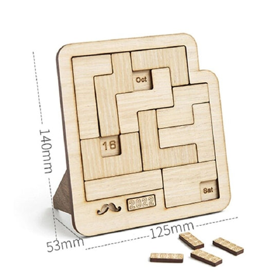 Dagelijkse Kalender Houten Puzzel