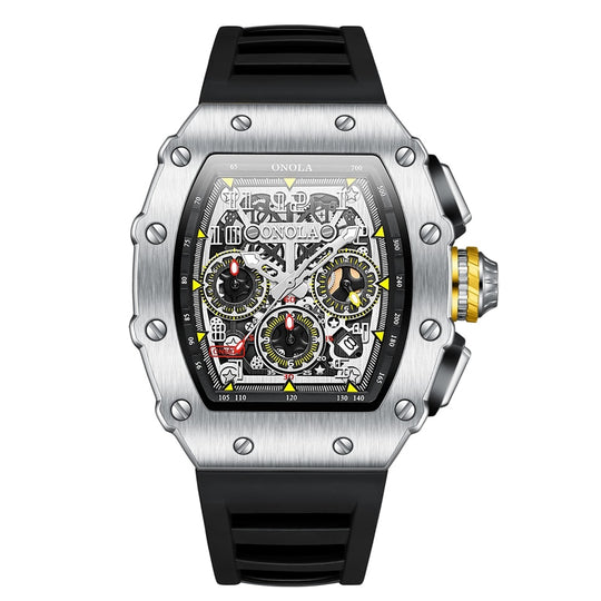 Heren Luminous Tonneau Horloge