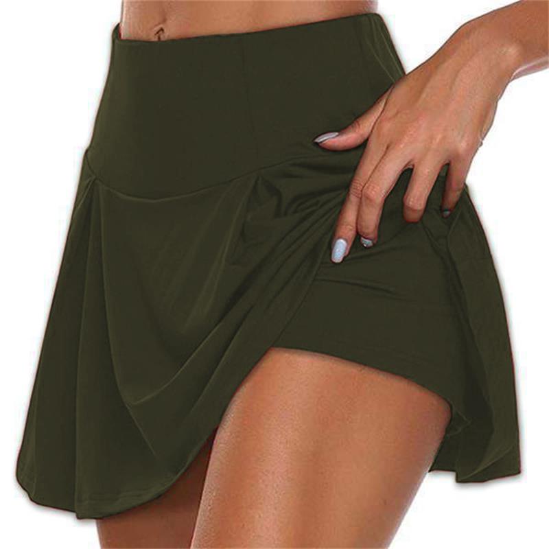 Workout Geplooide Korte Broek Belleza