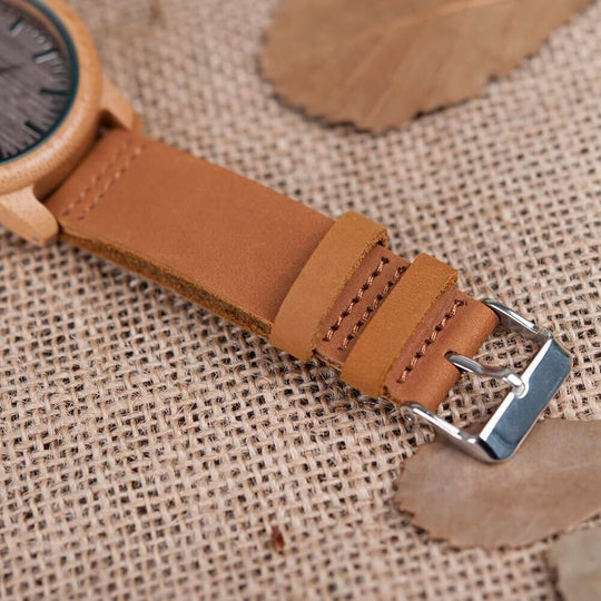 Houten horloge Belleza