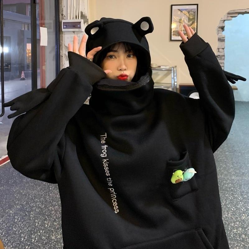 Kikker Rits Hoodie
