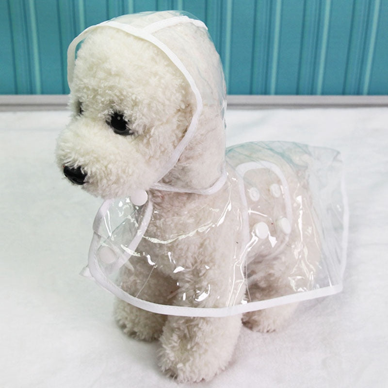 Hond Waterdichte Transparante Regenjas