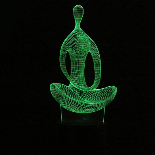 Yoga 3D Illusie Lamp Belleza