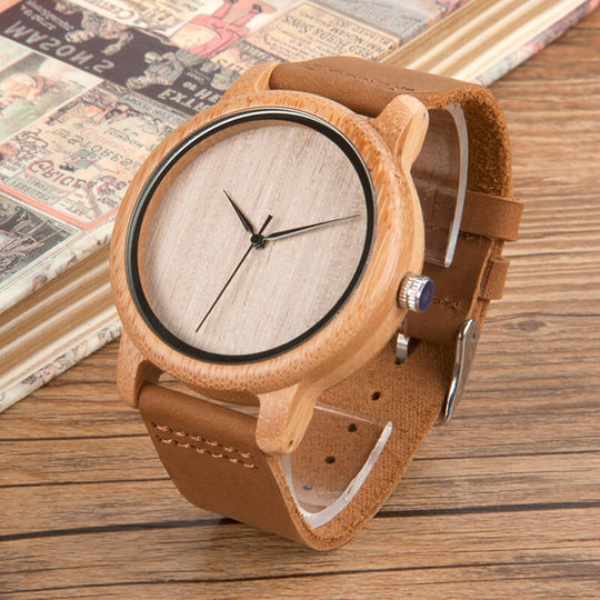 Houten horloge Belleza