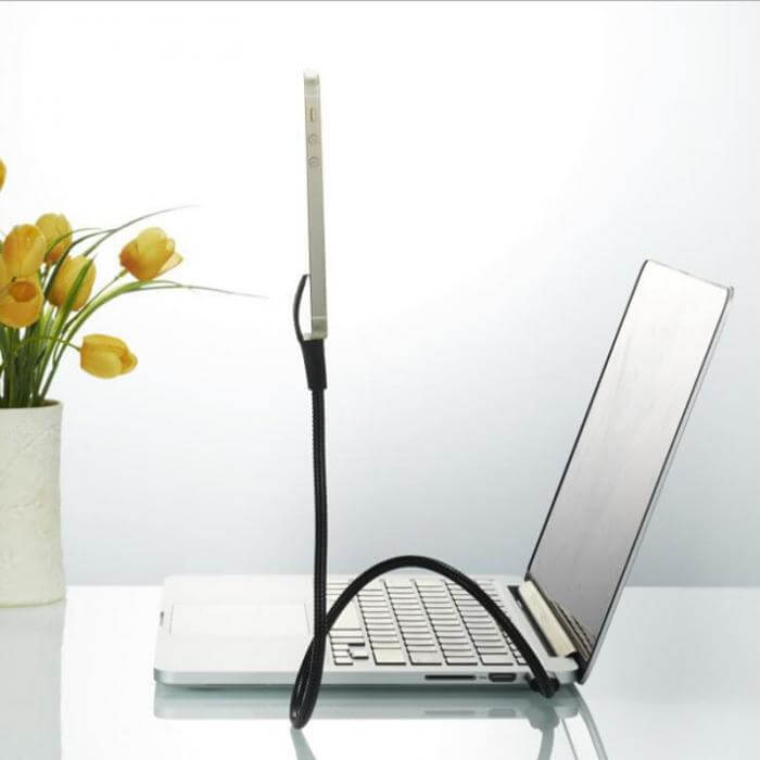 Veelzijdige telefoonstandaard oplaadkabel Belleza