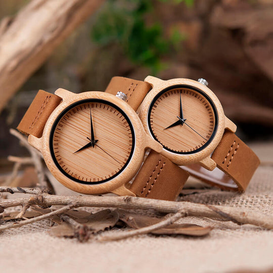 Houten horloge Belleza