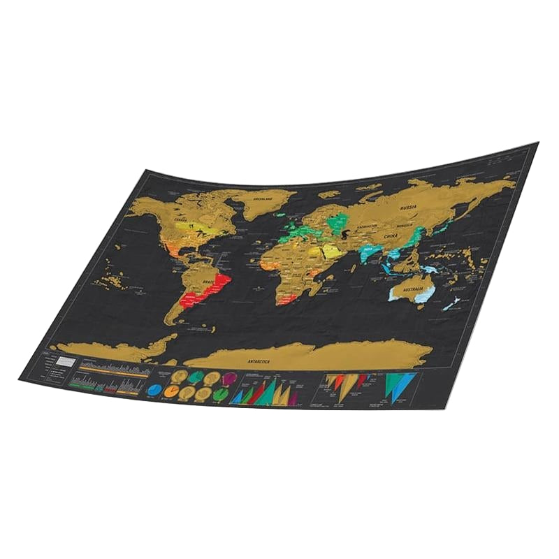 Belleza Wereldkraskaart - jouw reis in je eigen woonkamer! Belleza