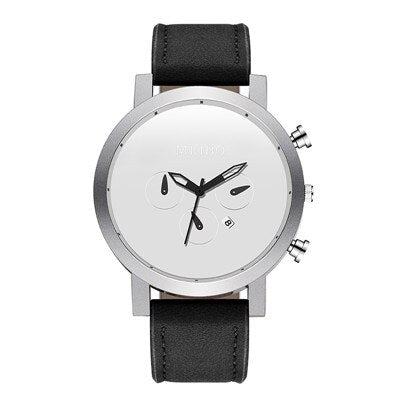 Lederen Sport Chrono Horloge Belleza