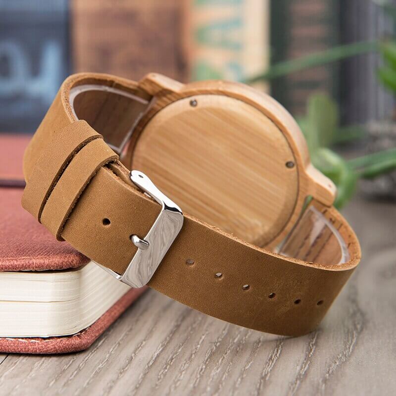 Houten horloge Belleza