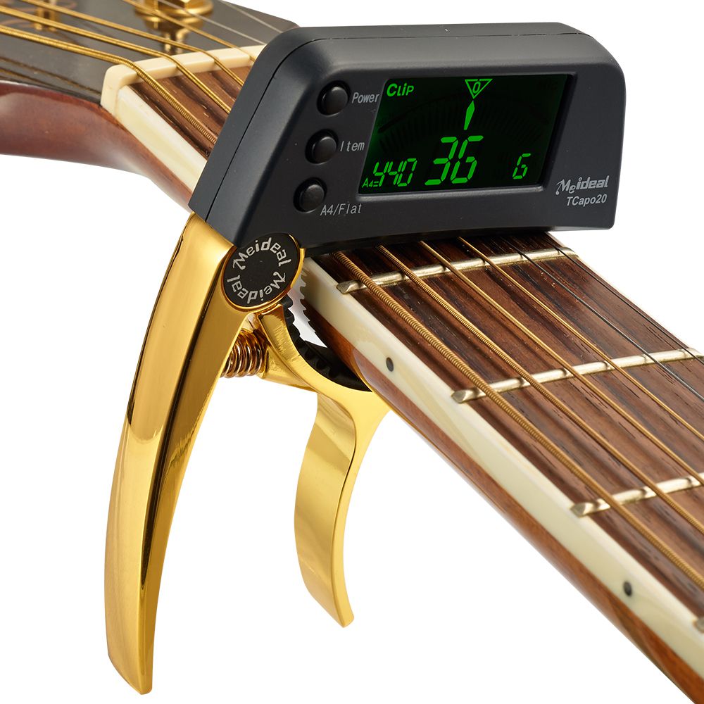 2-in-1 Gitaar Capo & Tuner Belleza