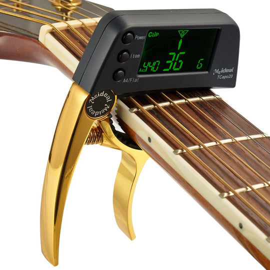 2-in-1 Gitaar Capo & Tuner Belleza