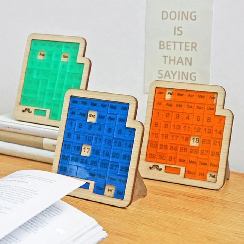 Dagelijkse Kalender Houten Puzzel