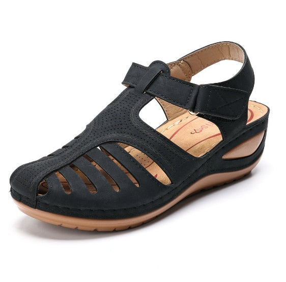 Lederen Retro Orthopedische Sandalen Belleza