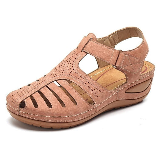 Lederen Retro Orthopedische Sandalen Belleza