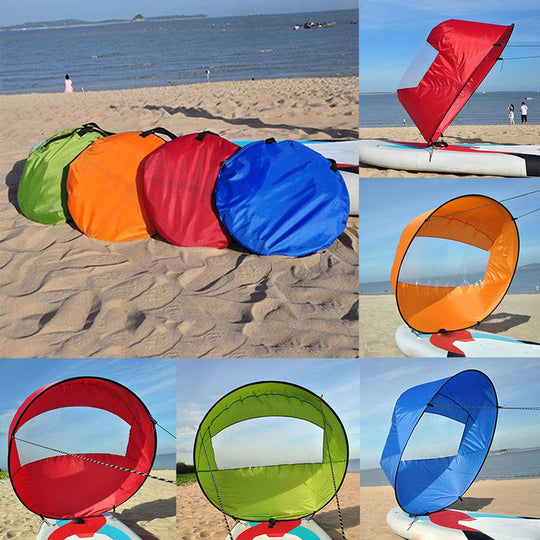Opvouwbare Downwind Kajak Zeil