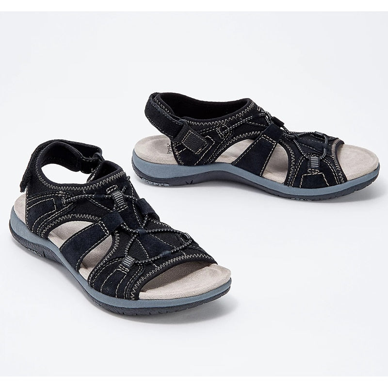 Ronde open teen sandalen Belleza