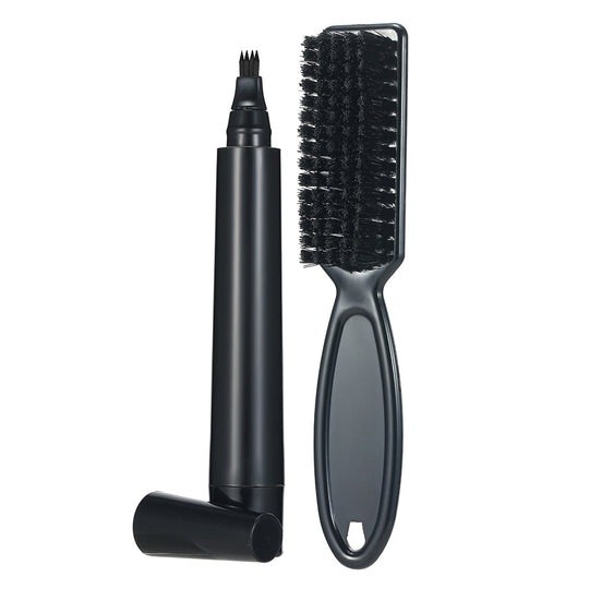 Baard opvul pen en borstel kit