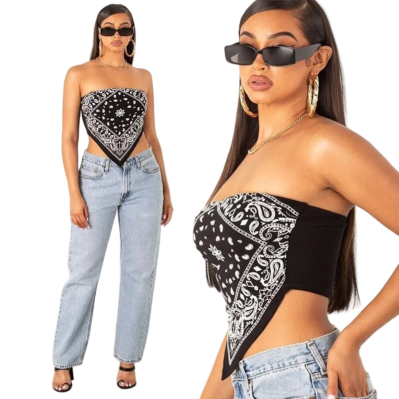 Tube Crop Bandana Topjes Belleza