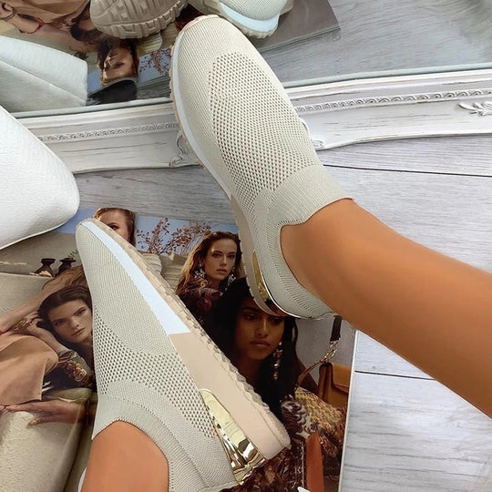 Elastische Slip-On Sneakers