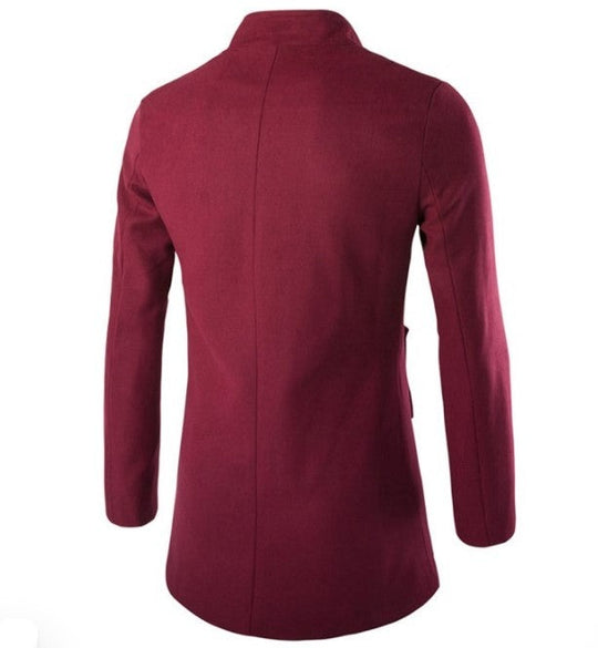 Heren Trench Coat met opstaande kraag Belleza
