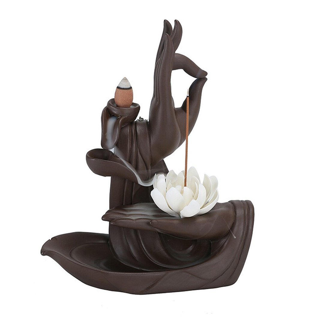 BuddhaFlow | Keramische Tathagata Lotus Wierookbrander Belleza