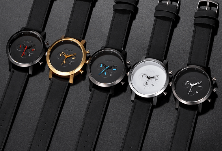 Lederen Sport Chrono Horloge Belleza