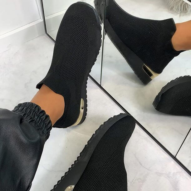 Elastische Slip-On Sneakers