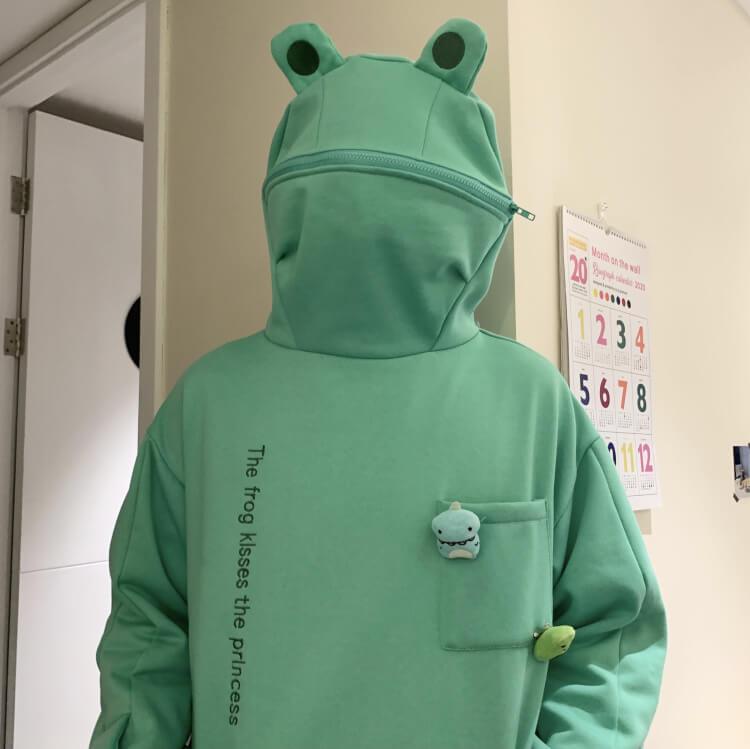 Kikker Rits Hoodie