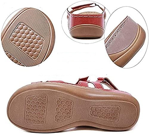 Platte Toe Velcro Casual Sandalen Belleza