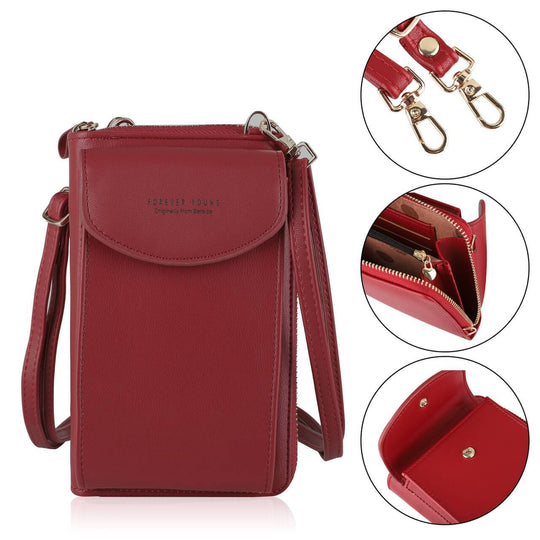 Vrouwen Crossbody Clutch Telefoon Portemonnee Belleza