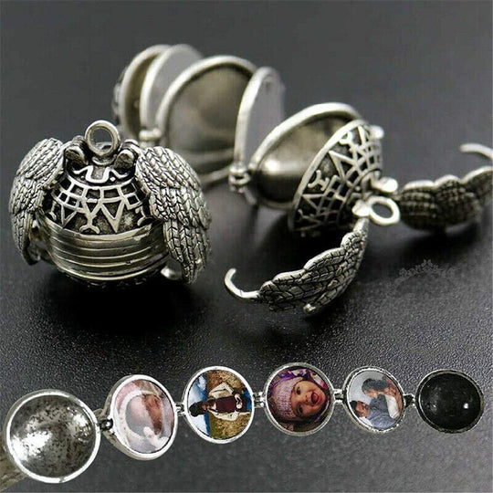 Uitbreidbare Foto Locket Ketting Belleza