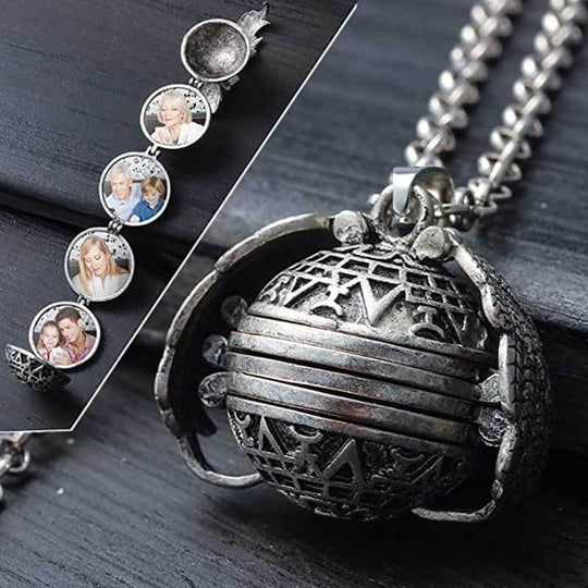 Uitbreidbare Foto Locket Ketting Belleza