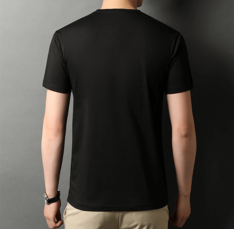 Heren Slim Fit V-hals T-shirt Belleza